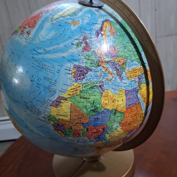 Replogle world globe map - Picture 4 of 5
